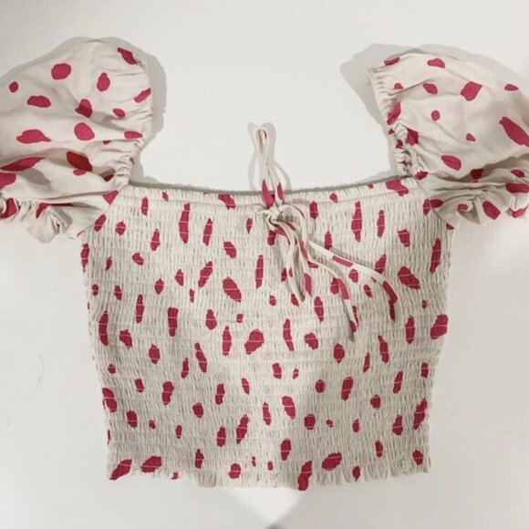 nwot Wilfred New smocked blouse S - Picture 4 of 5